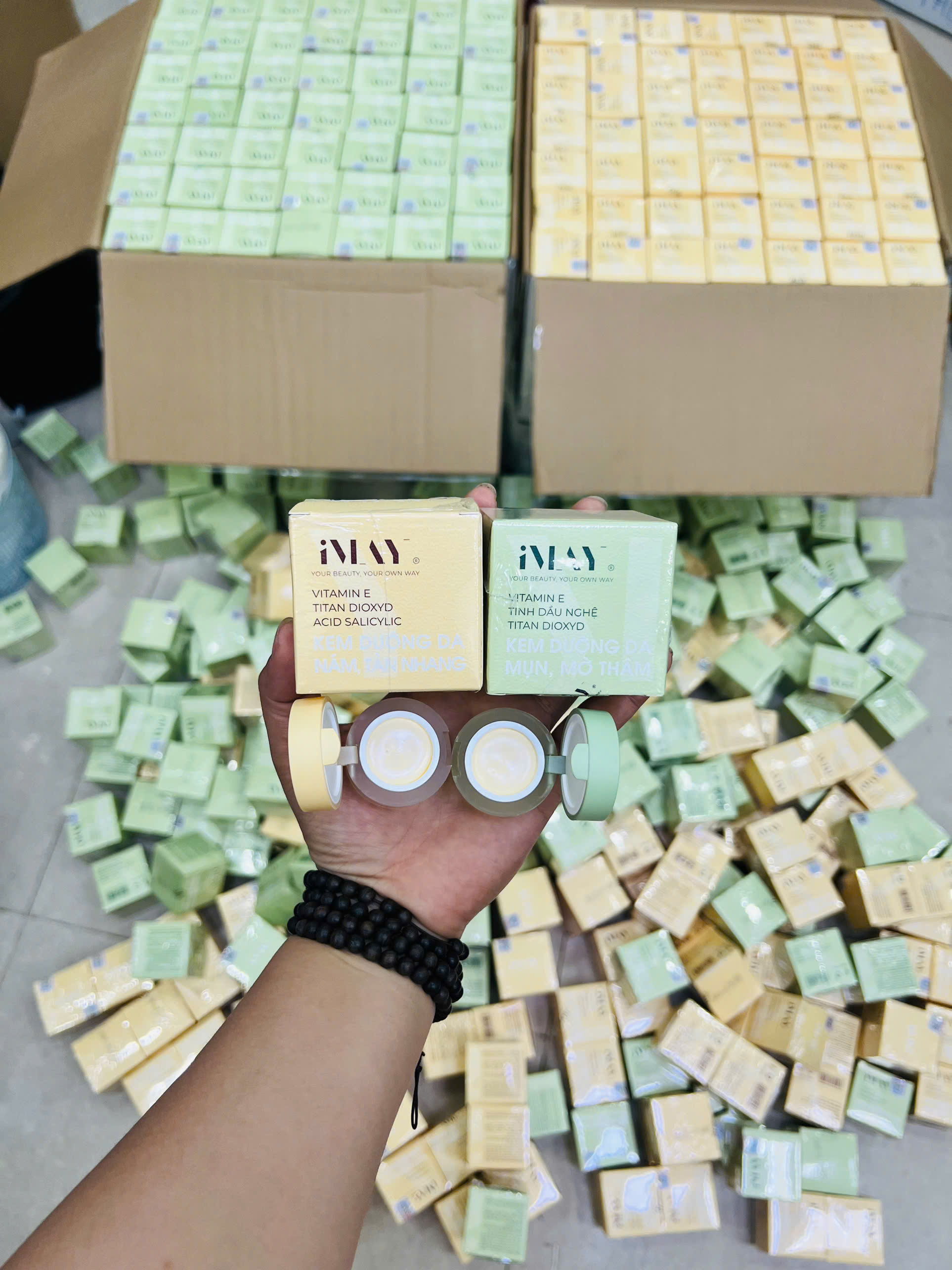 Kem Face Thanh Mây iMay Cream Nắp Vàng