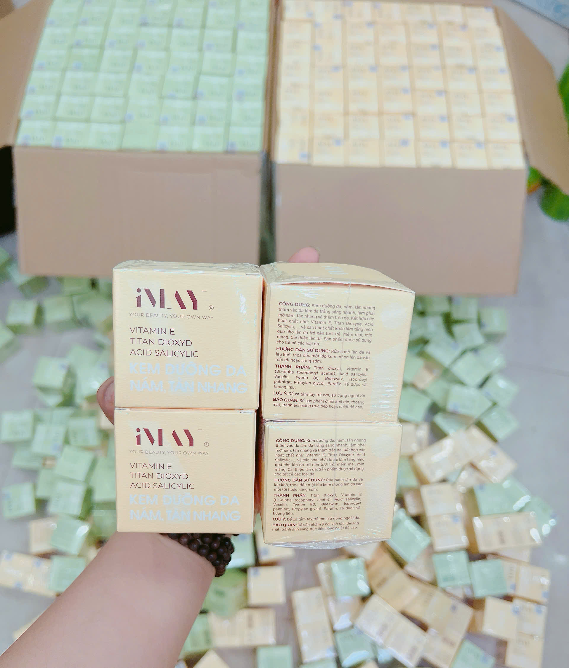 Kem Face Thanh Mây iMay Cream Nắp Vàng