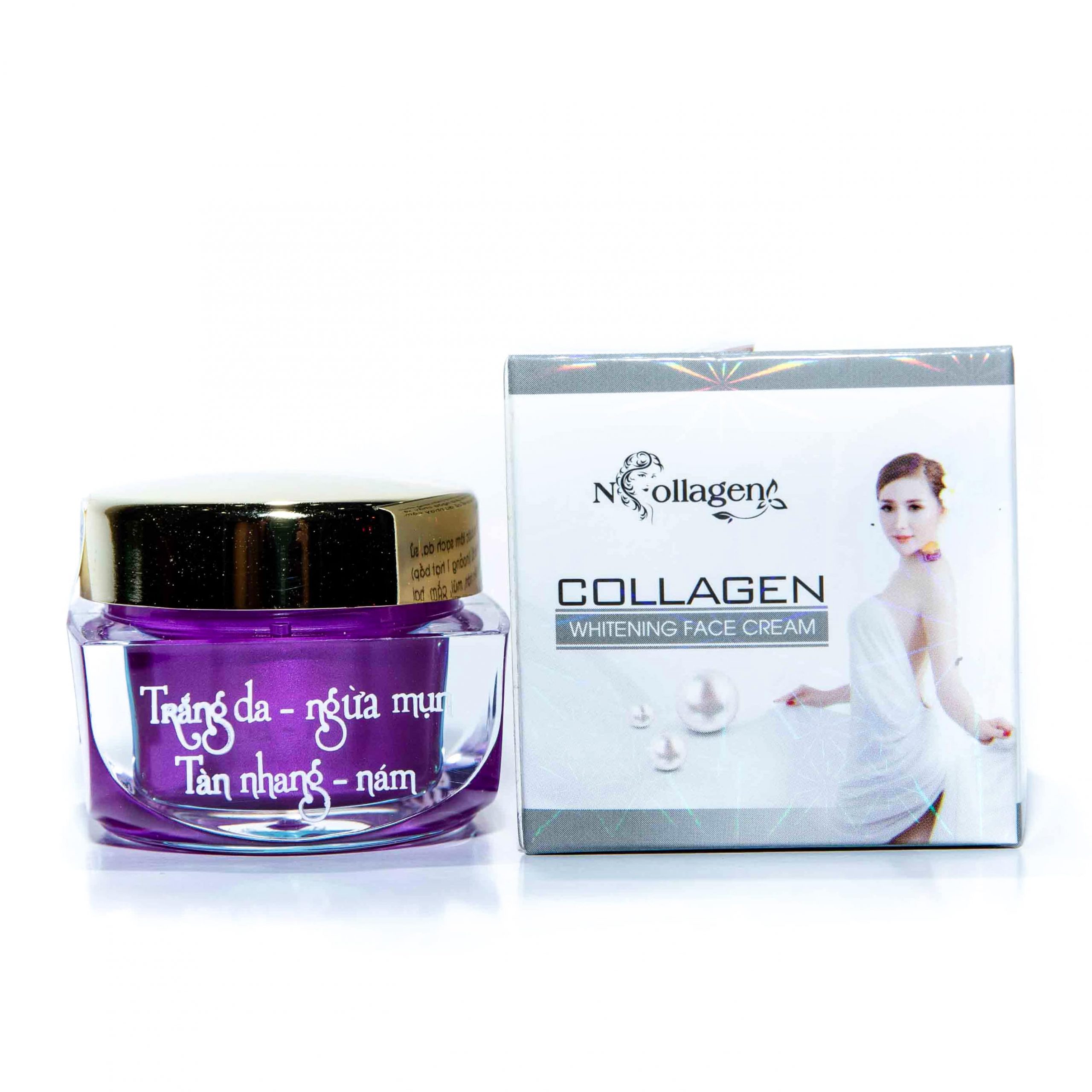 Kem Face Tím N Collagen Whitening Face Cream