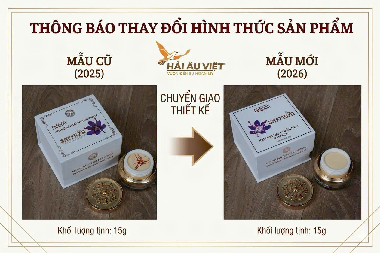 So sánh hình thức bao bì giữa hai mẫu 15g