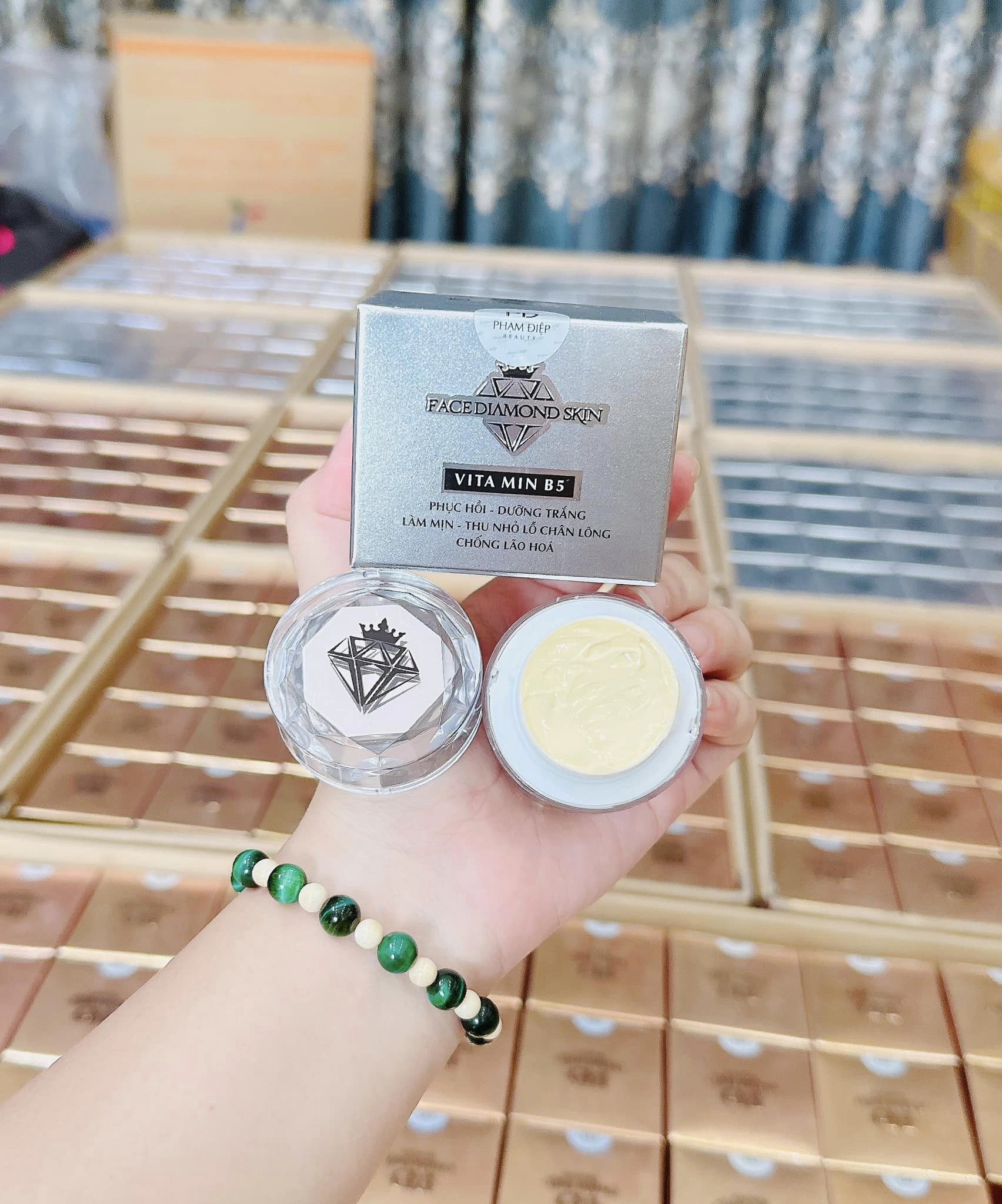 Kem Face Diamond Skin Vitamin B5 Day Cream Phạm Điệp Beauty