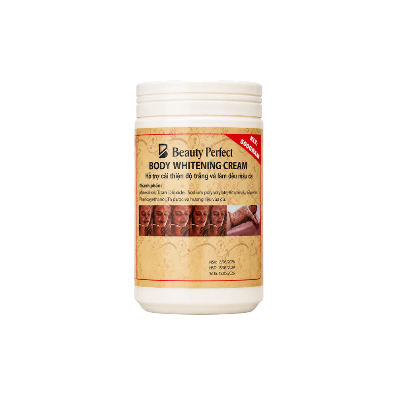 Hình dáng hũ kem dung tích 500g