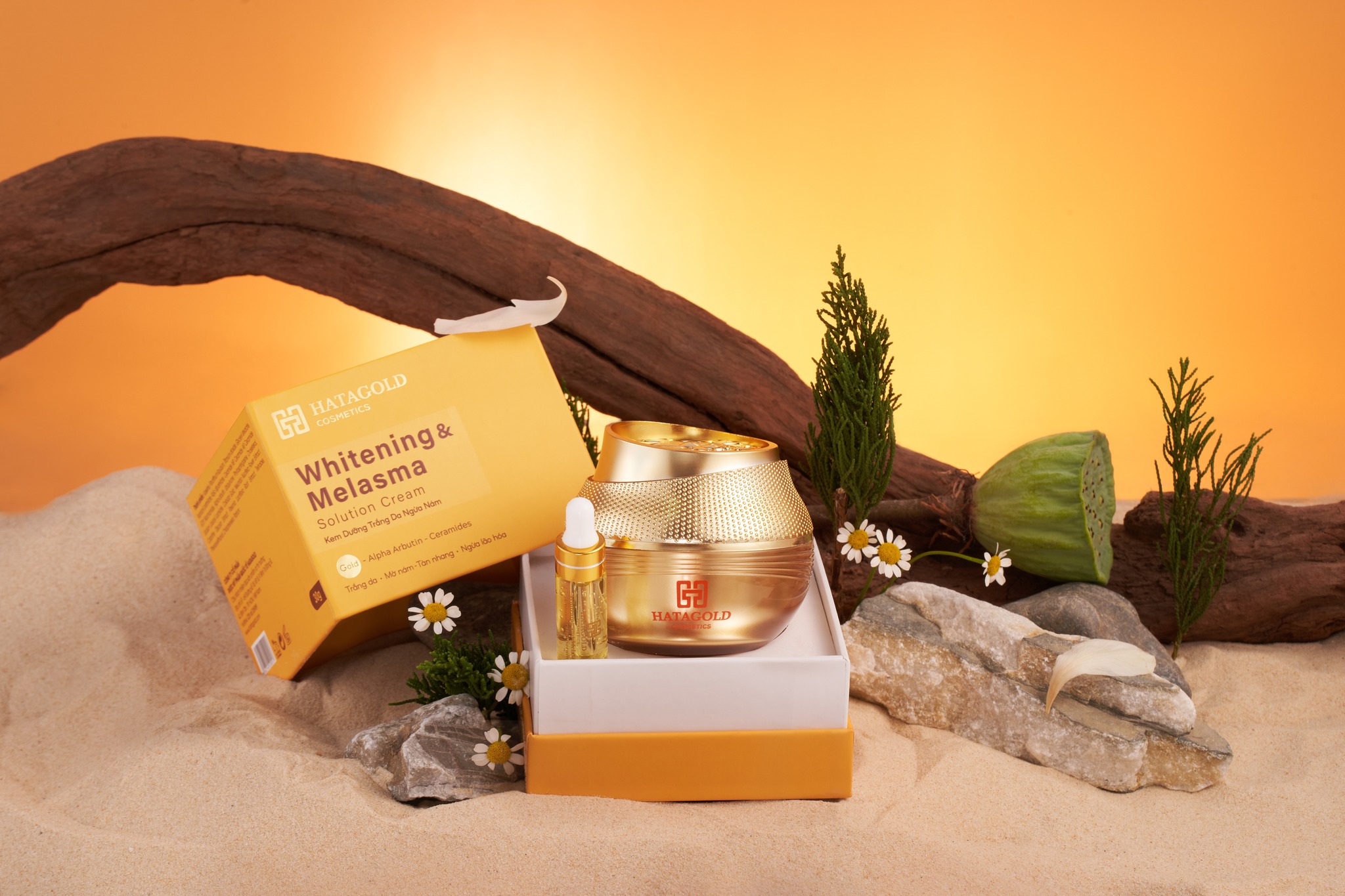 Kem Nám Nhị Sen Tinh Chất Vàng 24K Hatagold Cosmetics