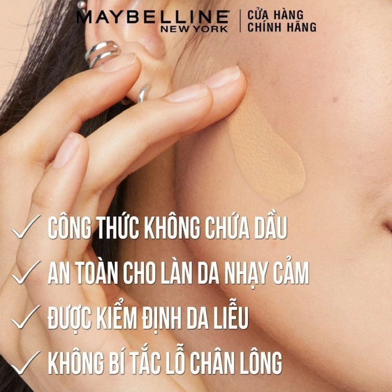 Minh họa lớp nền mịn lì và các điểm nổi bật của công thức