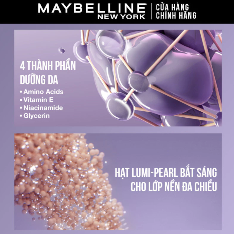 Thông tin về 4 thành phần dưỡng da và hạt Lumi-Pearl
