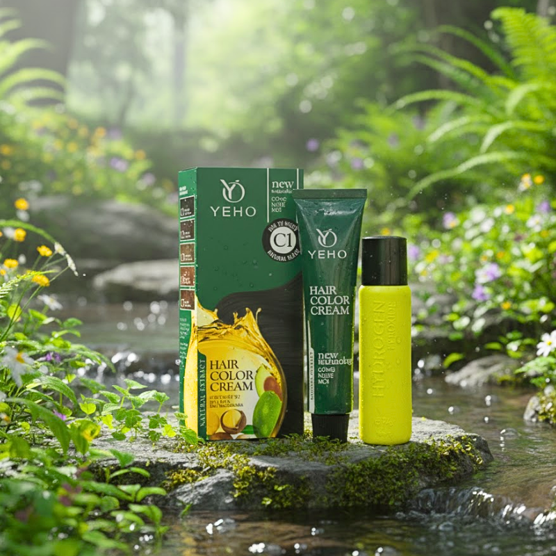 Kem Nhuộm Phủ Bạc Yeho Màu Kem 60ml C1 C2 C3 C4 C5
