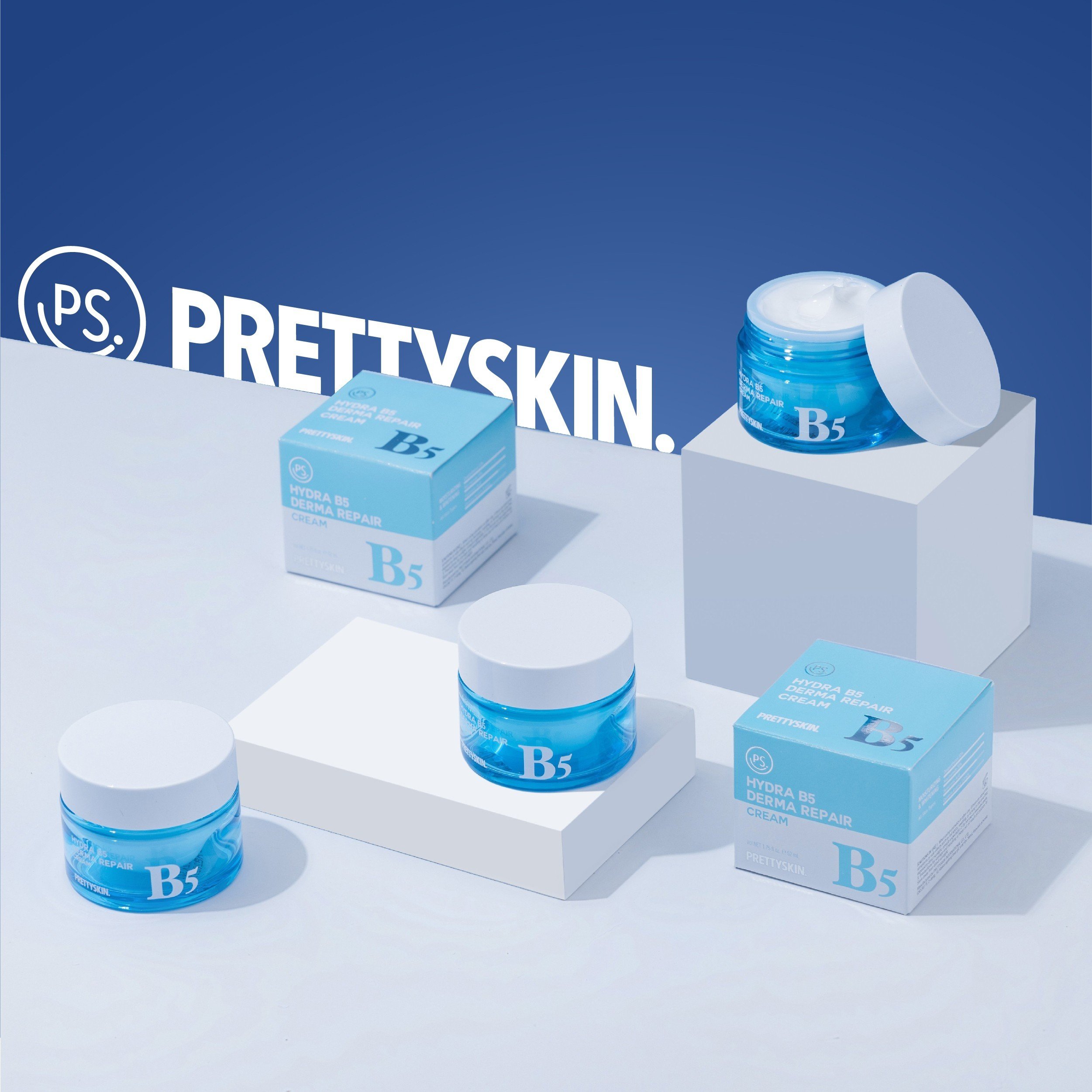 Kem Phục Hồi Dưỡng Ẩm Hydra B5 Derma Repair Cream PrettySkin 52ml