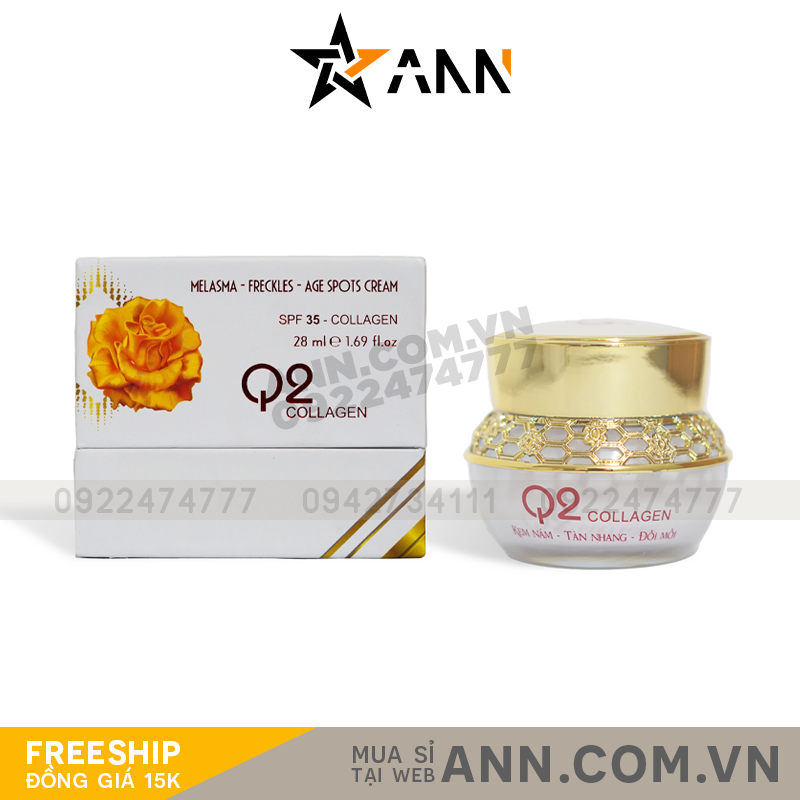 Kem Face Q2 Collagen Sublimation Beauty giảm nám tàn nhang đồi mồi