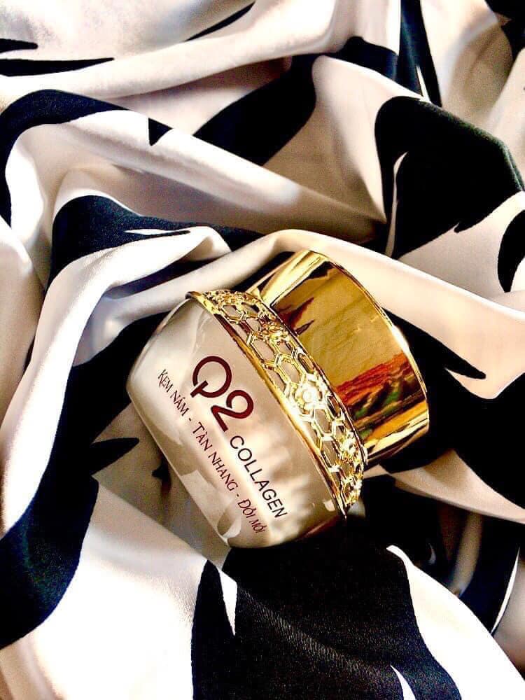 Cận cảnh hũ kem Q2 Collagen
