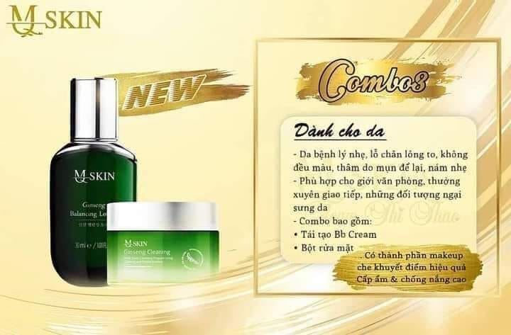 Hình giới thiệu nhóm da phù hợp và đặc điểm nổi bật của sản phẩm