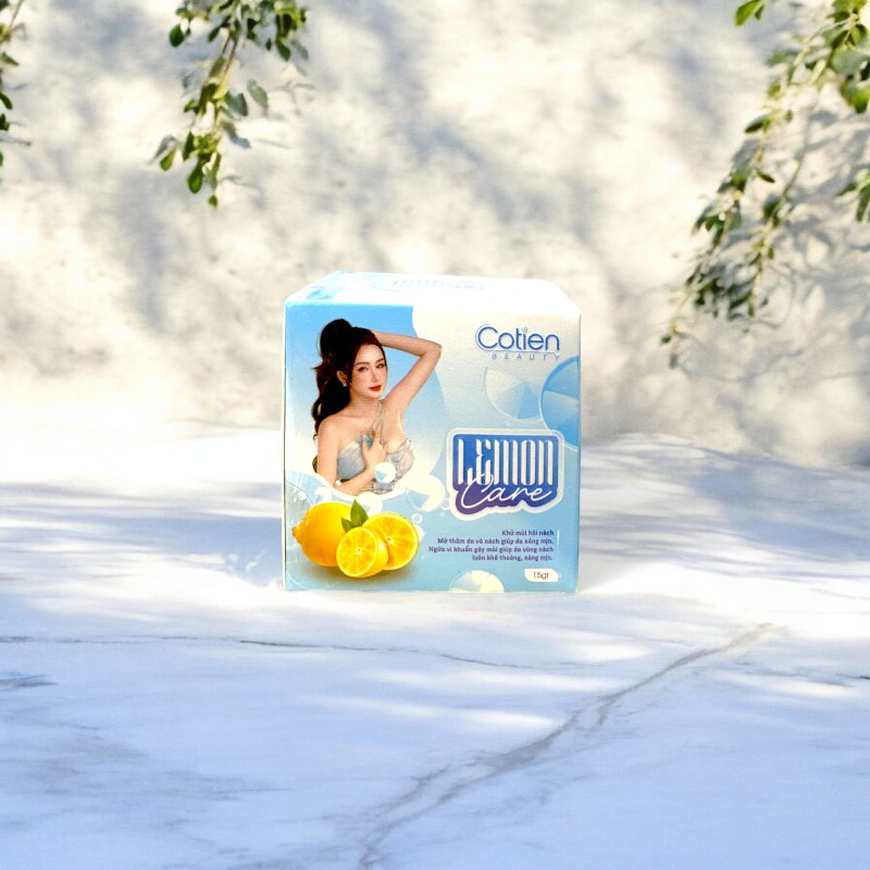 Kem Thâm Nách Lemon Care Màu Xanh Cotien Beauty Phiên Bản Mới 15g