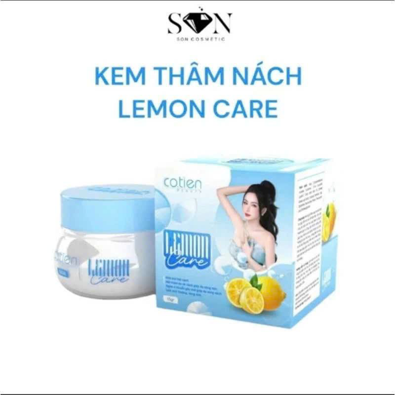 Kem Thâm Nách Lemon Care Màu Xanh Cotien Beauty Phiên Bản Mới 15g