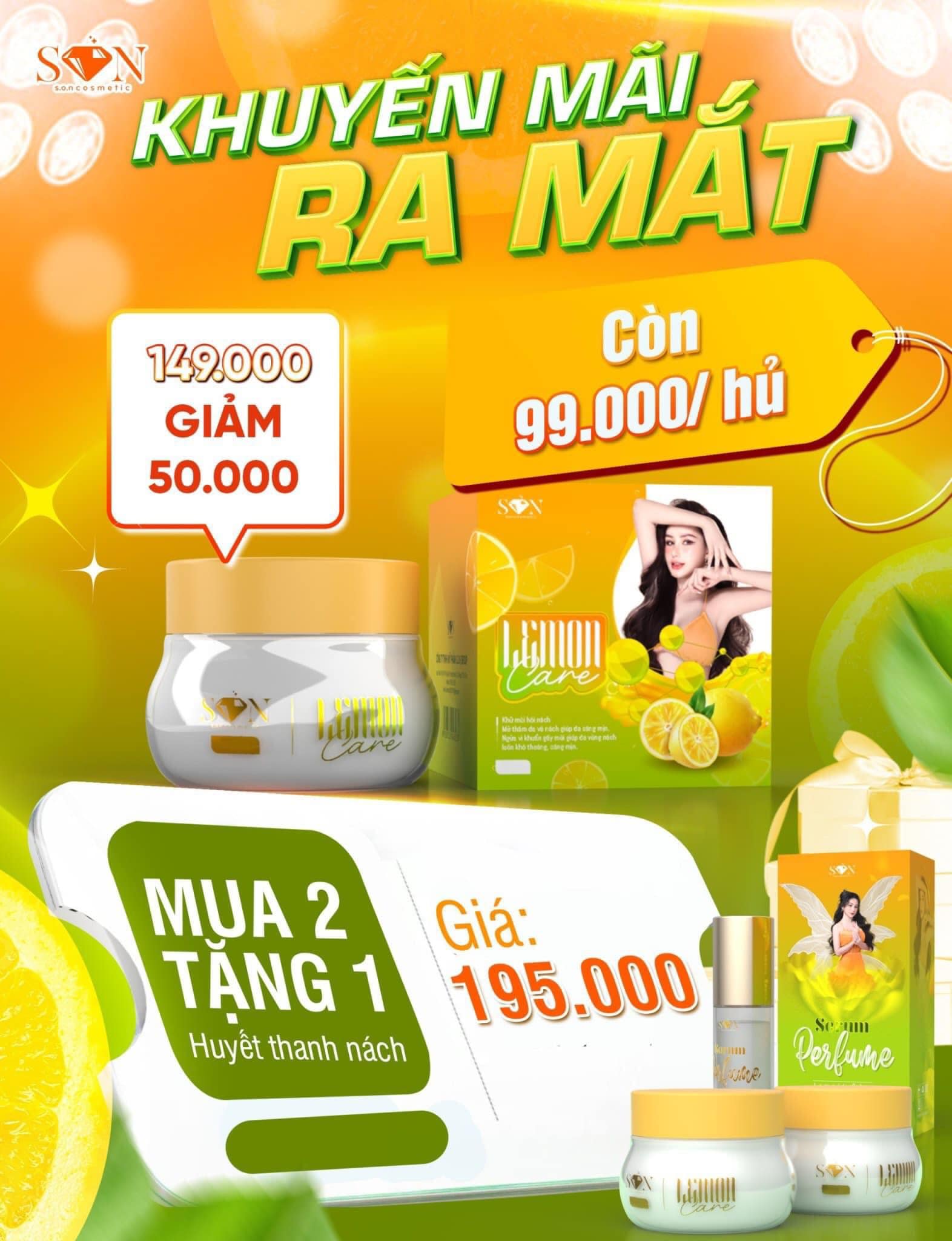 Kem Thâm Nách Lemon Care SON Cosmetic