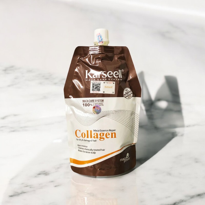 Kem Ủ Tóc Karseell Collagen Macca Essence Repair 500ml