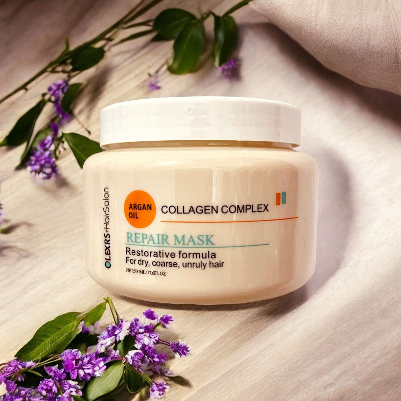 Kem Ủ Tóc Olexrs Hair Salon Collagen Complex Repair Mask 500ml