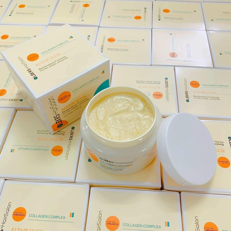 Kem Ủ Tóc Olexrs Hair Salon Collagen Complex Repair Mask 500ml