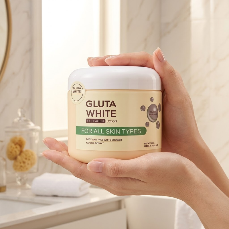 Kem Ủ Body Gluta White Collagen Lotion Thái Lan 600gr