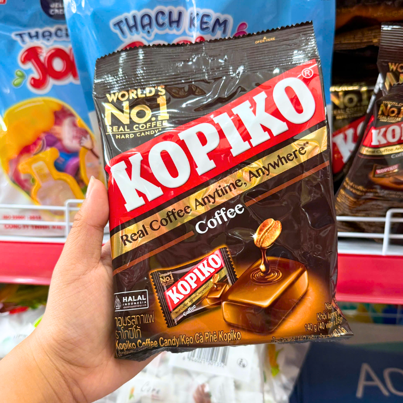 Kẹo Cà Phê Đen KOPIKO 140g