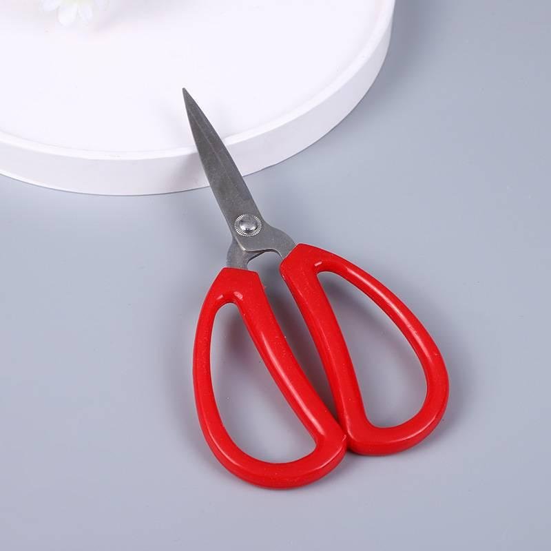 Kéo Cắt Đa Năng 013 Thép Không Rỉ Màu Đỏ 17x9x1,5cm lưỡi 5cm