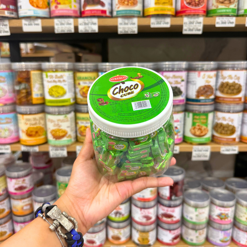 Kẹo Choco Cube Đài Loan Hộp 120 Viên