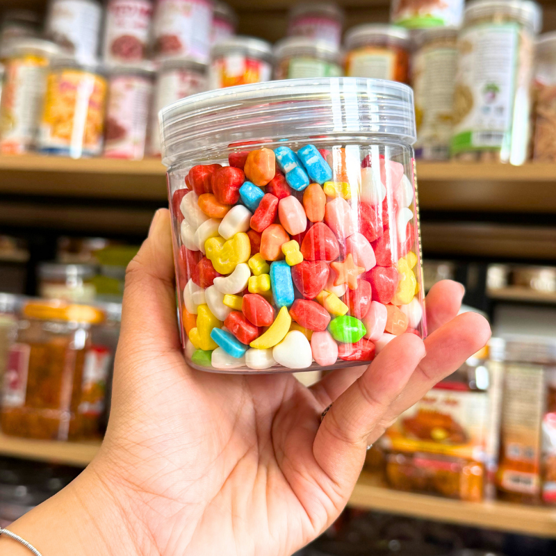 Kẹo Cứng Hương Vị Trái Cây Mini Hộp Pet 300g