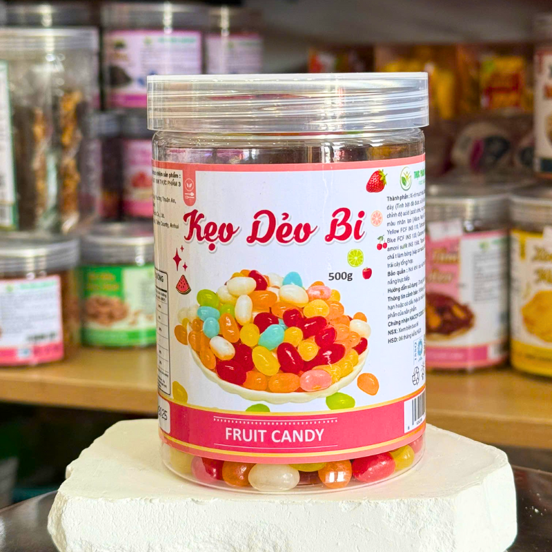 Kẹo Dẻo Bi 500g Hộp Pet