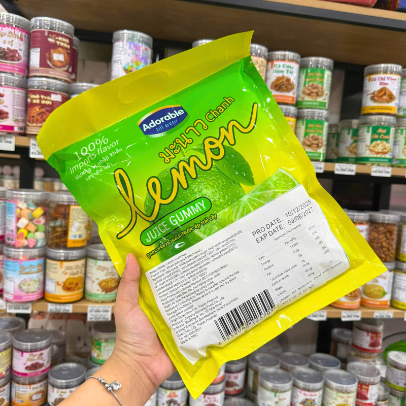 Kẹo Dẻo Chanh Adorable Juice Gummy 360g