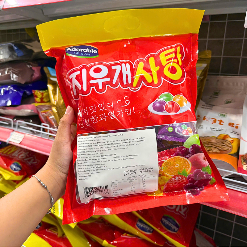 Tổng thể gói kẹo dẻo Adorable dạng túi lớn tiện dùng