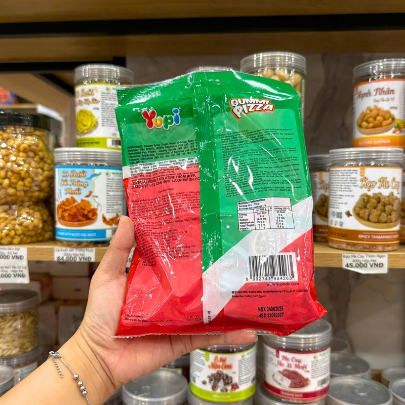 Kẹo Dẻo Yupi Gummi Pizza 88g