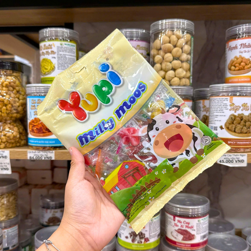 Bao bì gói 112g dễ cầm nắm và mang theo