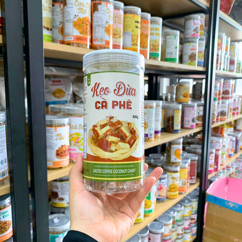 Mặt trước hũ với tên sản phẩm và quy cách 300g