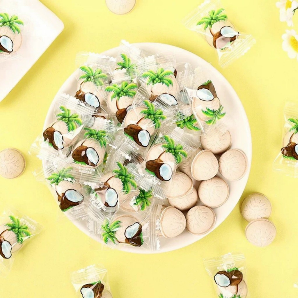 Kẹo Dừa Sấy Giòn 250g Hộp
