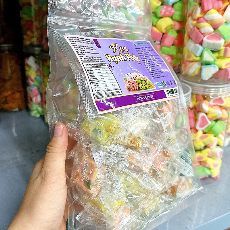 Dáng túi đứng có khóa zip tiện đóng mở