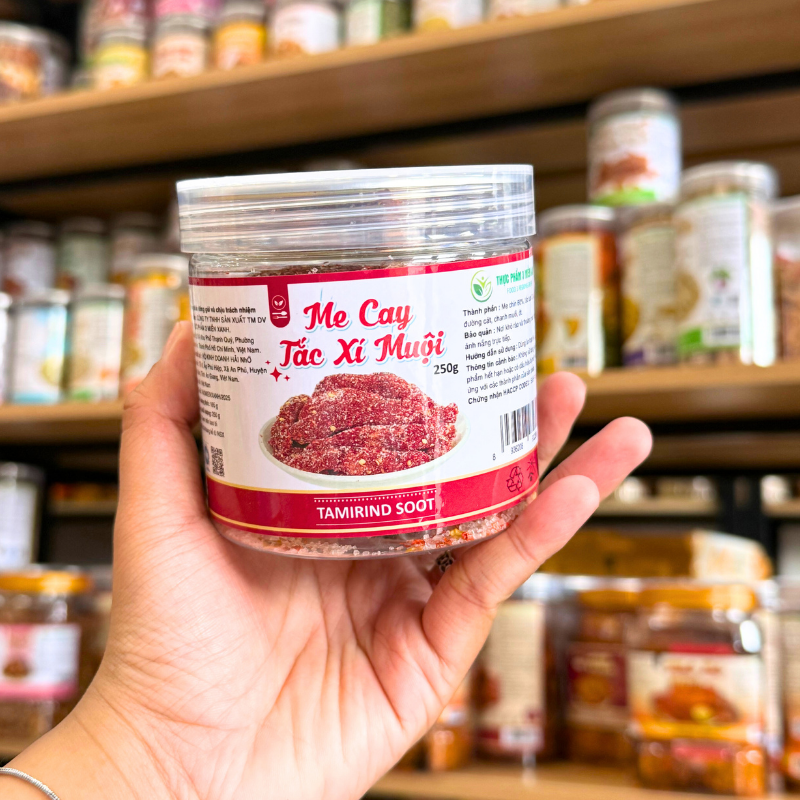 Kẹo Me Cay Tắc Xí Muội Mini 250g Hộp Pet