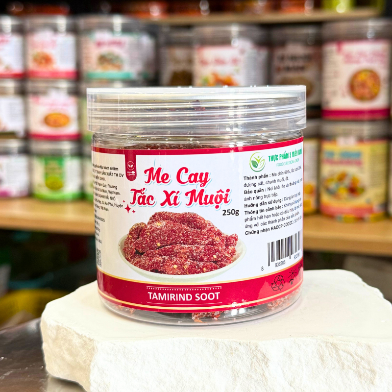 Nhãn mặt trước của hộp 250g