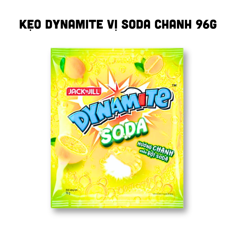 Kẹo Nhân Dynamite Soda Vị Chanh 96g