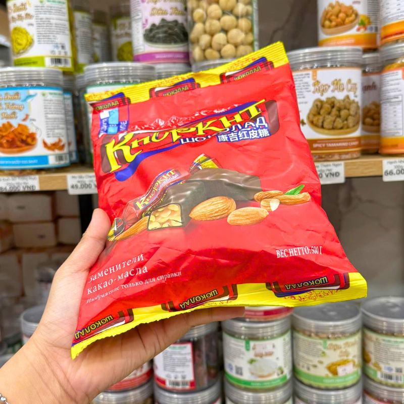 Túi kẹo 500g dạng lớn, tiện dùng cho gia đình hoặc chia sẻ