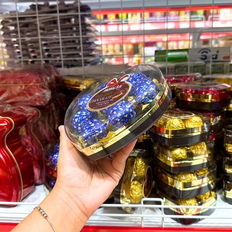 Socola Hộp Trái Tim Hongya Golden Chocolate 8 viên 84g