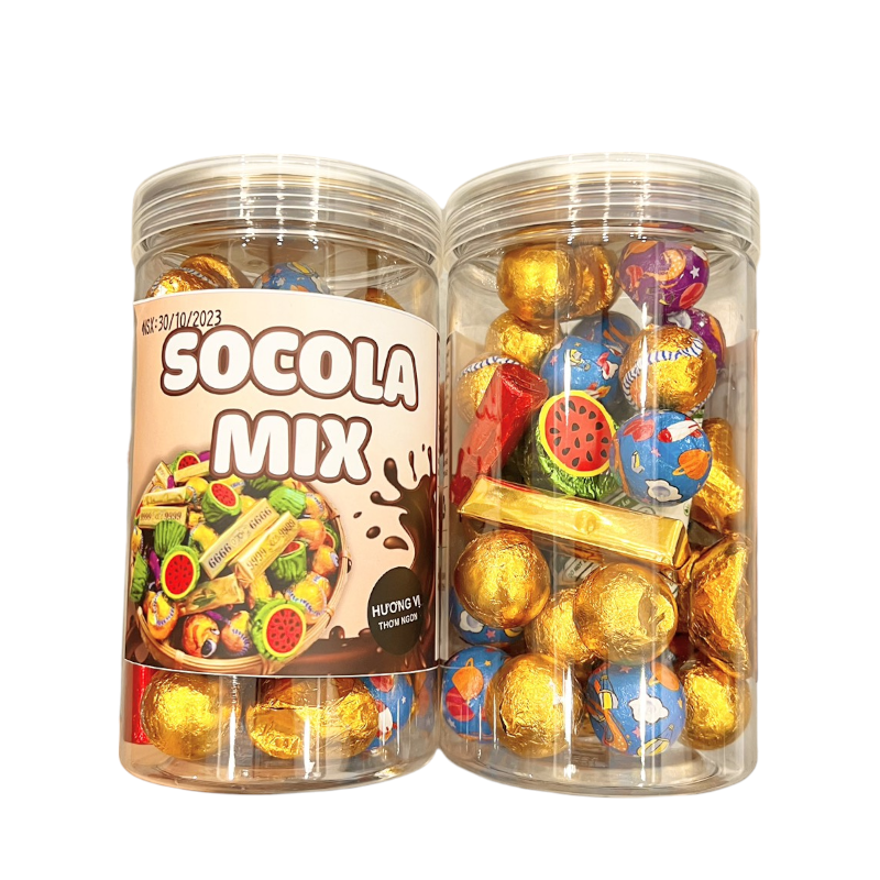 Kẹo Socola Mix Hương Vị Thơm Ngon 450g Hộp – một lựa chọn đáng tham khảo trong kẹo socola mix