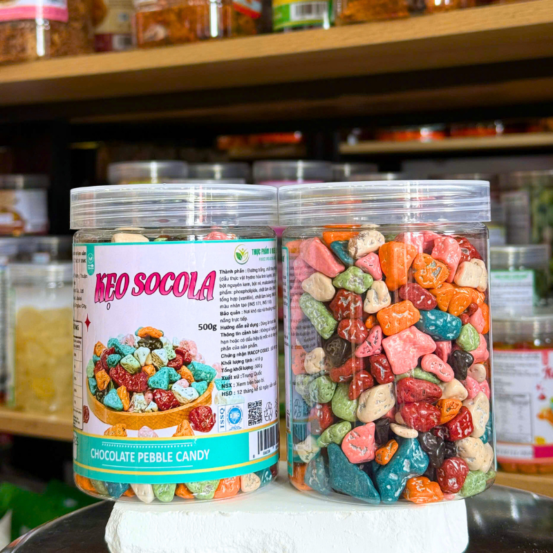 Sản phẩm đóng hộp 500g phù hợp trưng bày và bảo quản