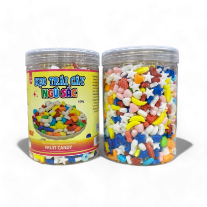 Hình ảnh Kẹo Trái Cây Ngũ Sắc 500g trong bộ sưu tập đồ ăn vặt