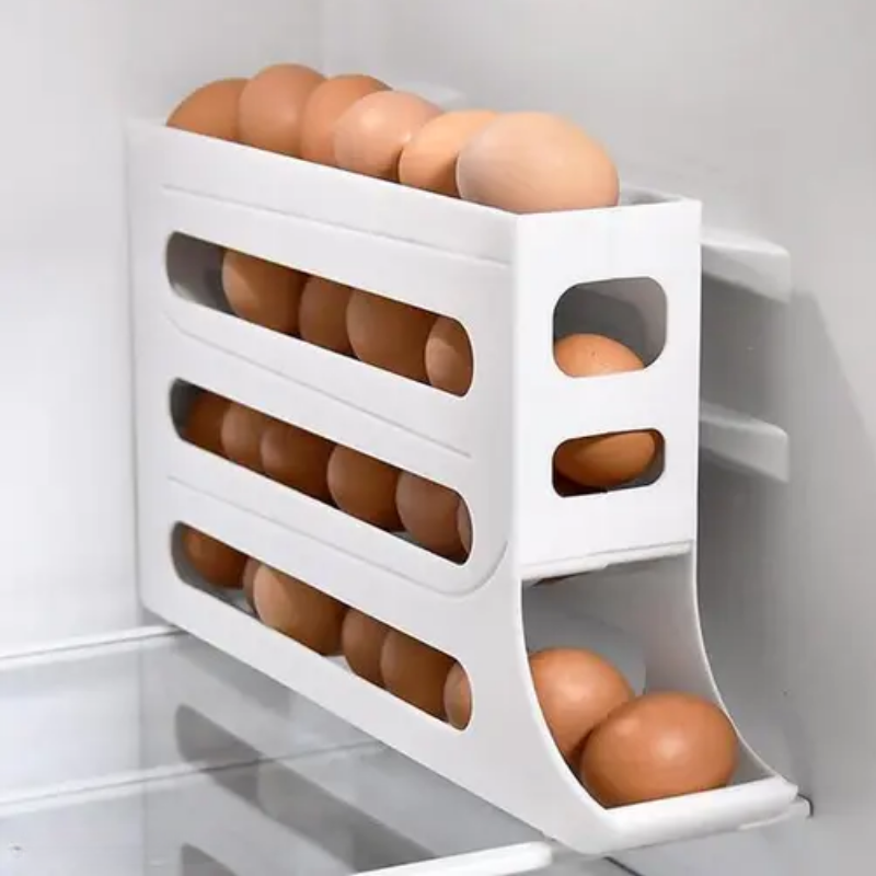 Khay Đựng Trứng Tự Lăn 4 Tầng ANN KHO GIA DỤNG