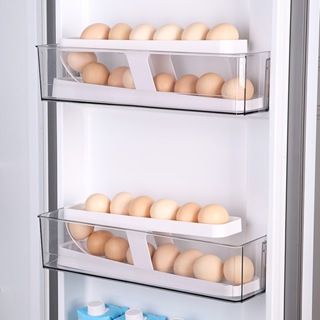 Khay đặt gọn trong ngăn tủ lạnh nhờ bề ngang 8 cm