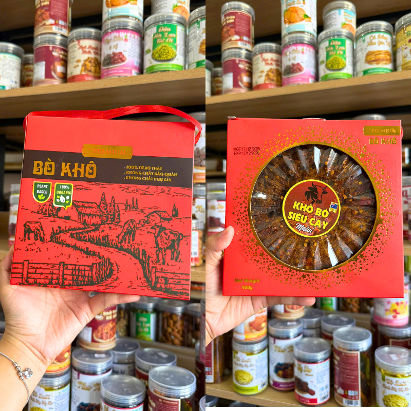 Khô Bò Malai Siêu Cay 400g