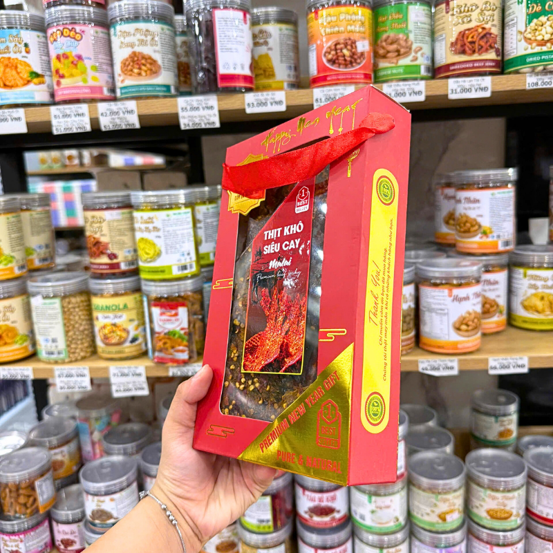 Khô Bò Siêu Cay Malai Premium Beef Jerky 500g