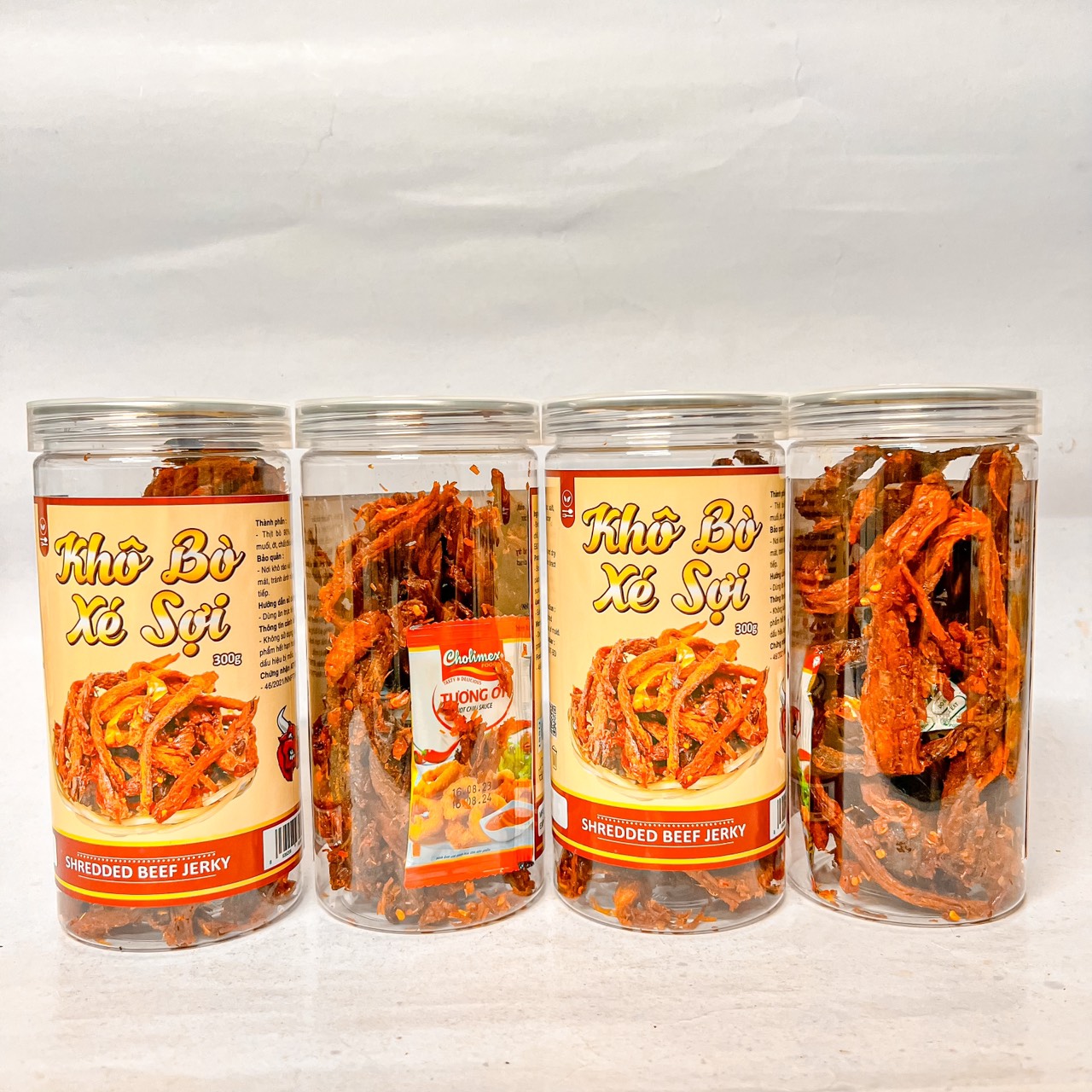 Khô Bò Xé Sợi Loại Ngon 300g Hộp