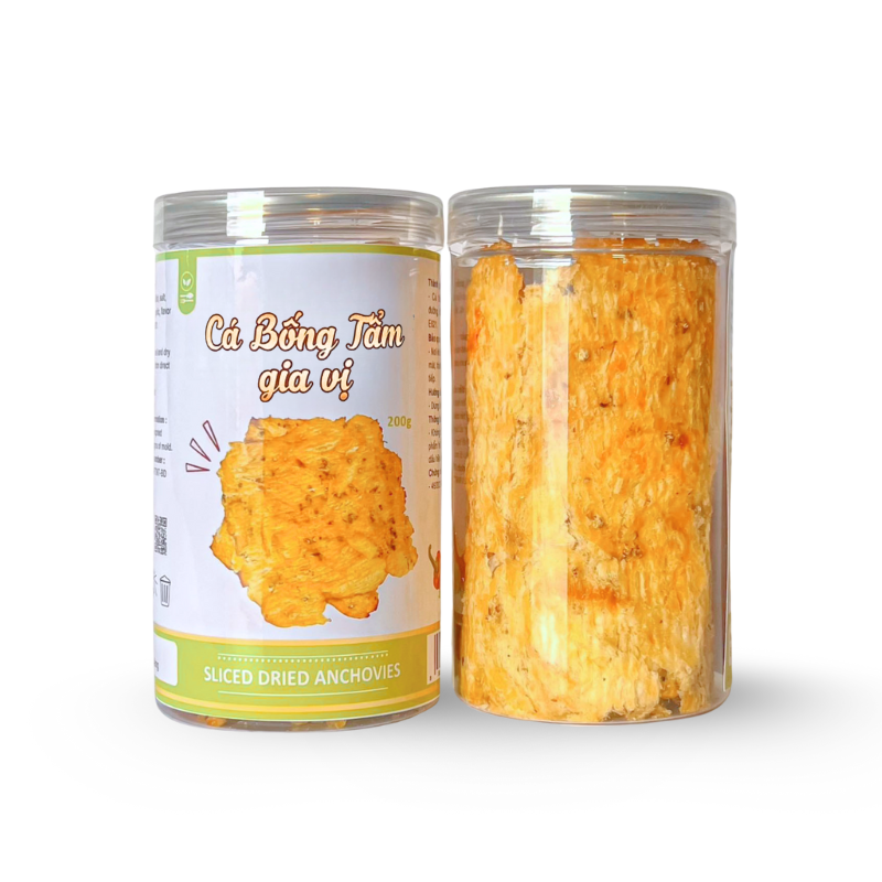 Khám phá Khô Cá Bống Tẩm Gia Vị Miếng 200g Hộp thuộc nhóm Khô gà, trâu, bò, mực các loại