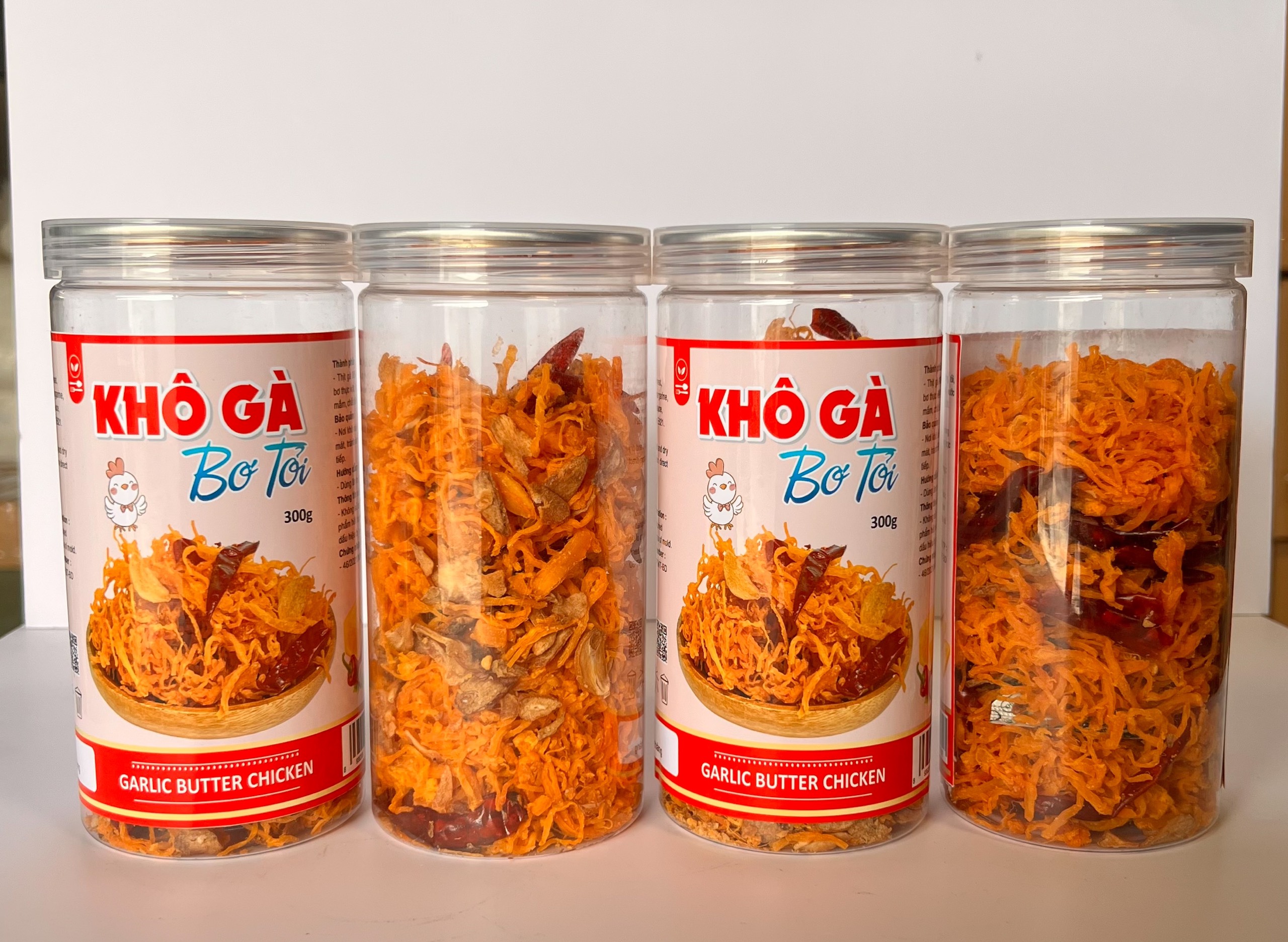 Khô Gà Bơ Tỏi 300g Hộp