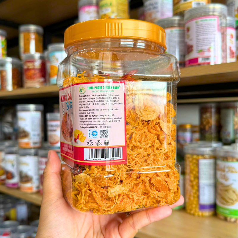 Khô Gà Bơ Tỏi 500g Hộp