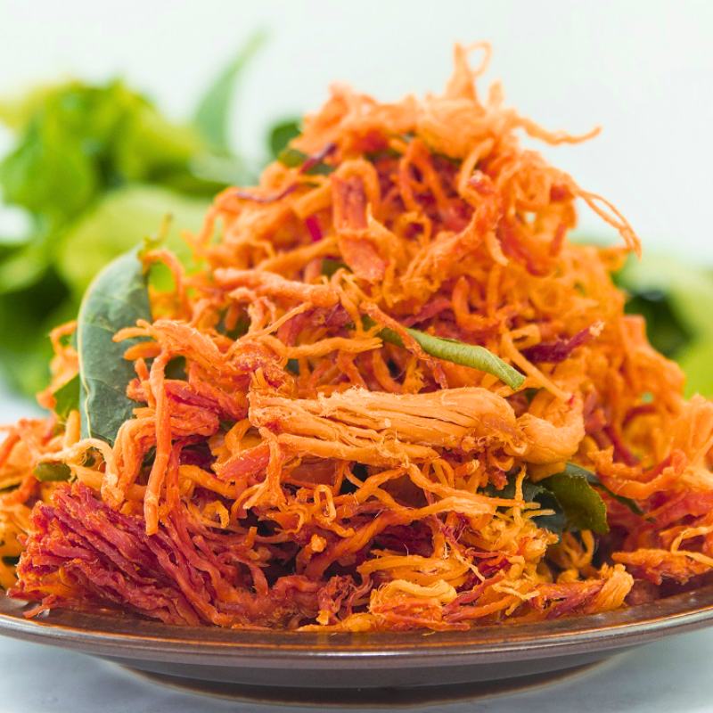 Thành phẩm khô gà dùng trực tiếp